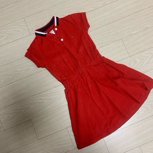 타미힐피거 여아 레드 폴로 원피스 104 이미지