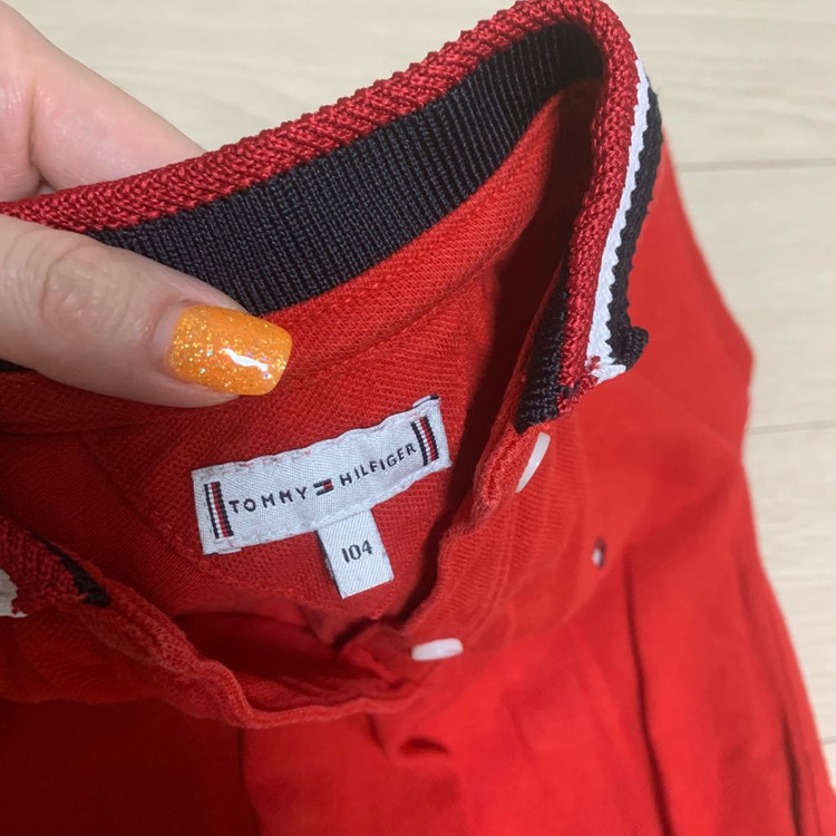 타미힐피거 여아 레드 폴로 원피스 104 이미지