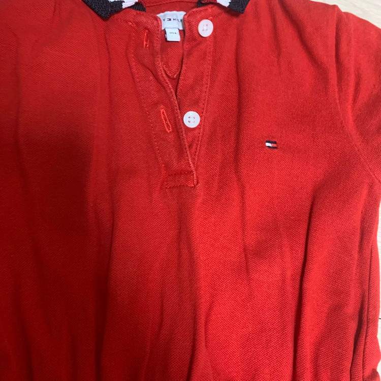 타미힐피거 여아 레드 폴로 원피스 104 이미지
