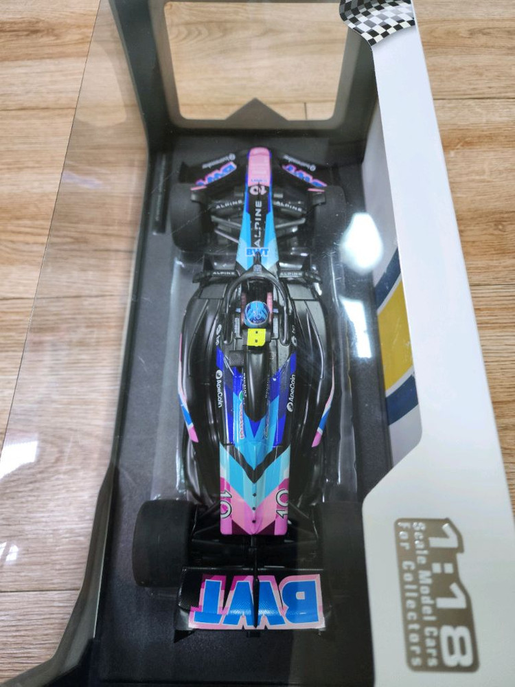 1:18 / Alpine A524 가슬리 2024 F1 다이캐스트 모형자동차 정리합니다 이미지