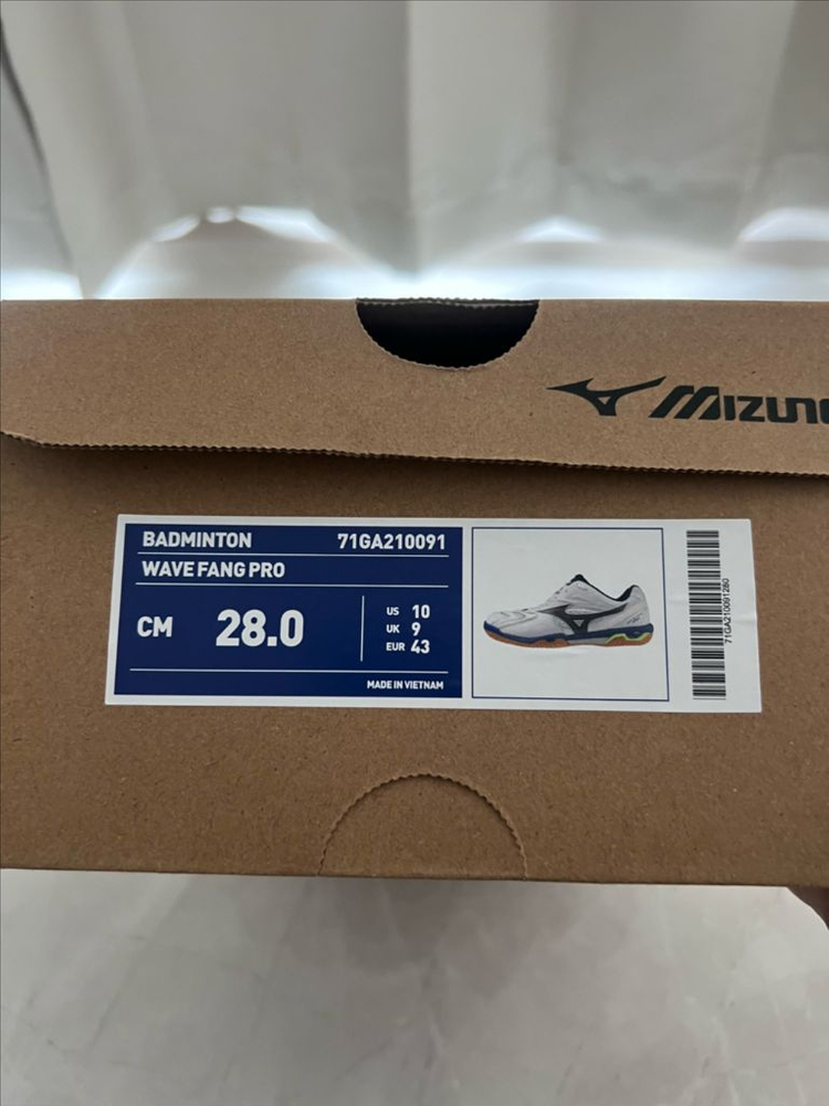 [280] 미즈노 웨이브팡프로 배드민턴 신발 이미지