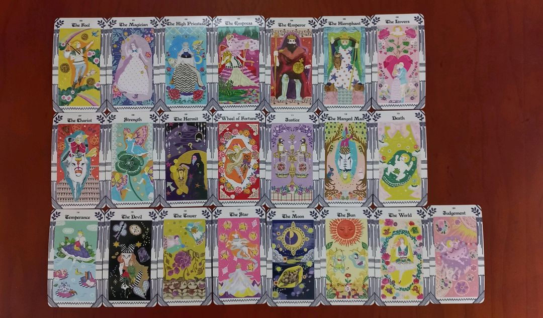 [절판] 이브루루도 타로서적 운명의 타로점 + 22장 타로카드 이미지