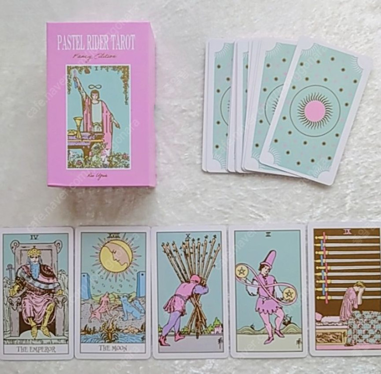 [단 한개] 파스텔라이더 타로카드 블루엣지 케이스 구버전 이미지