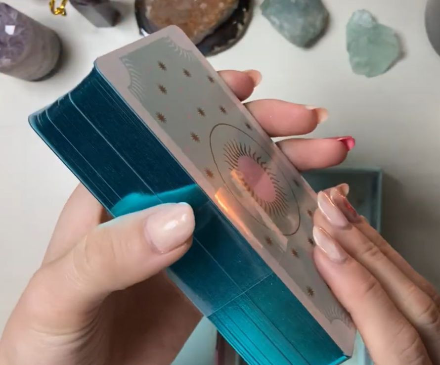 [단 한개] 파스텔라이더 타로카드 블루엣지 케이스 구버전 이미지