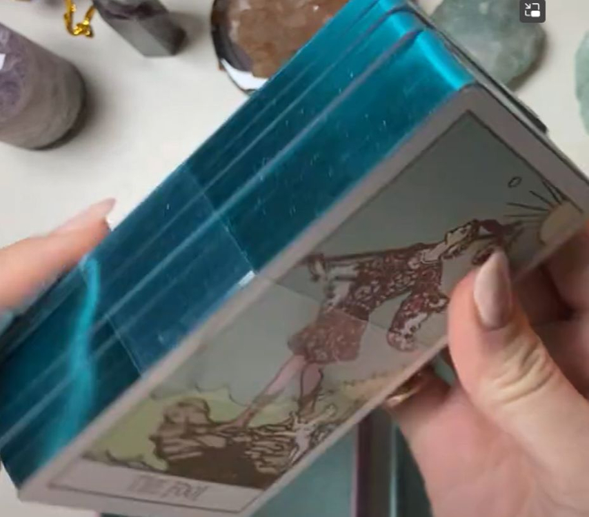 [단 한개] 파스텔라이더 타로카드 블루엣지 케이스 구버전 이미지