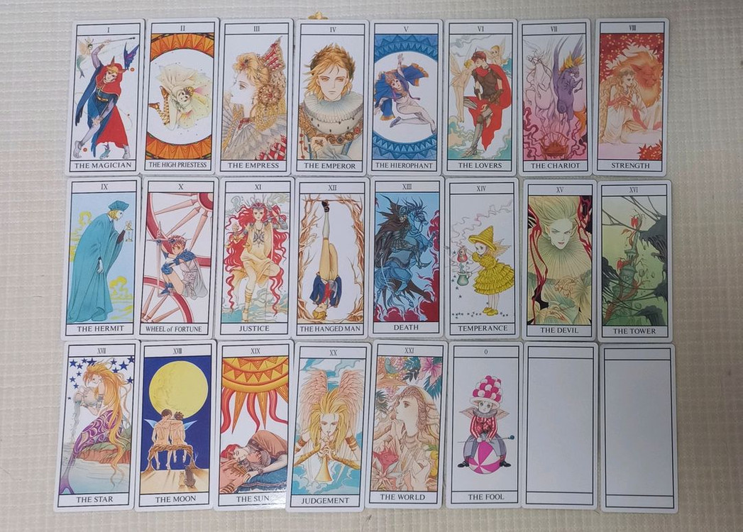 [초판! 절판!] 시미즈레이코 미라클타로 78장 타로카드 이미지