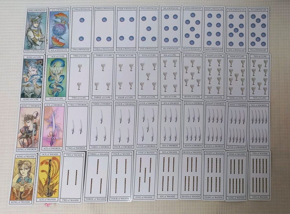 [초판! 절판!] 시미즈레이코 미라클타로 78장 타로카드 이미지