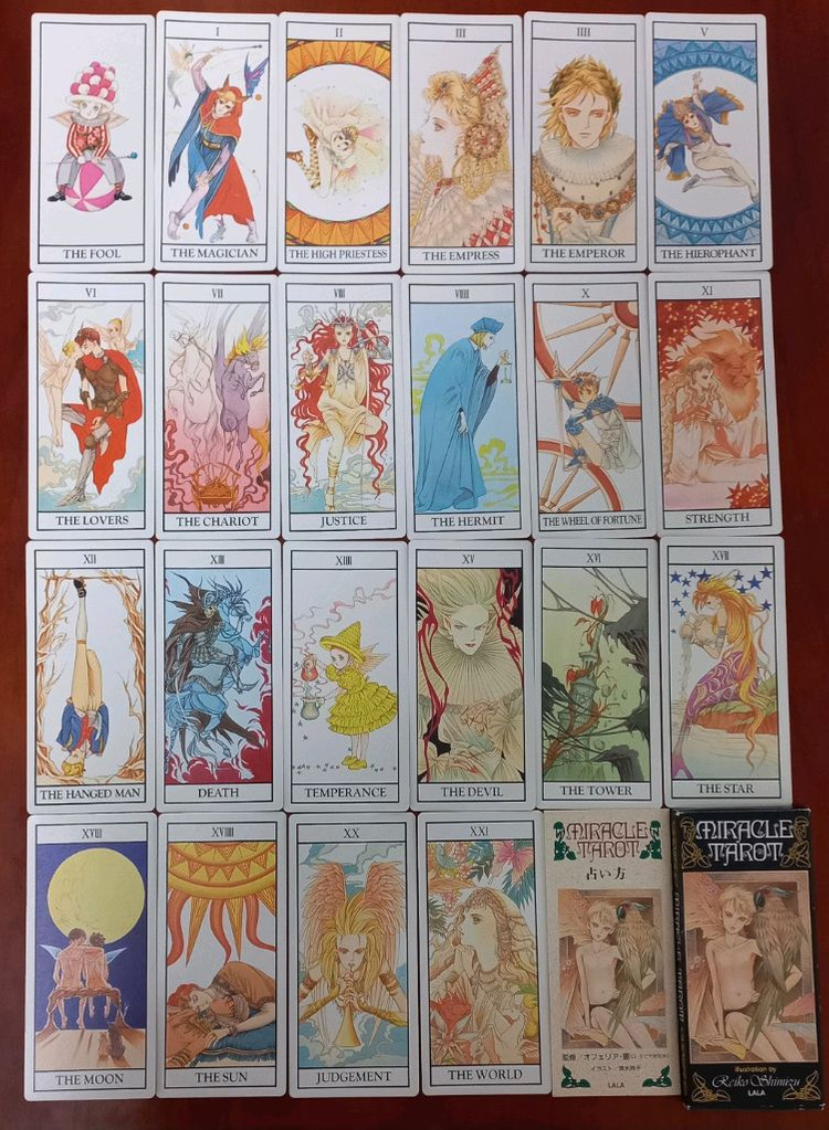 [단 한개] 시미즈레이코 미라클타로 22장 메이져 타로카드 이미지