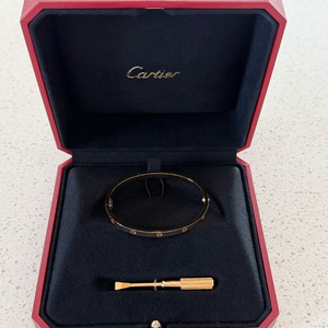 까르띠에 러브팔찌 스몰(sm) 옐로우골드 16호 이미지