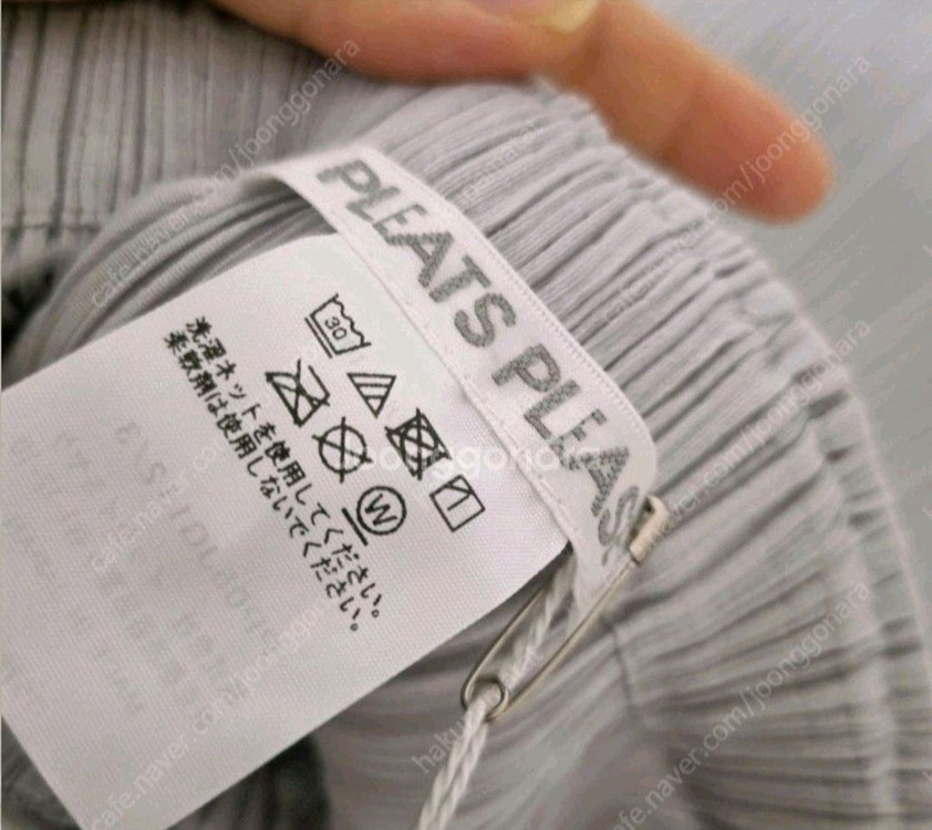 이세이미야케 플리츠플리즈 베이직 스커트 3사이즈 새상품 라이트그레이 이미지