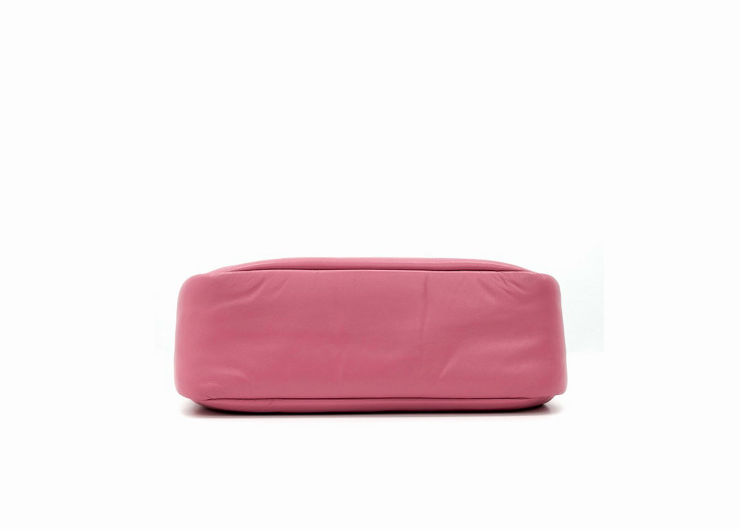 프라다 여성 패딩 나파 레더 리에디션 2005 숄더 호보백 크로스백 핑크 이미지