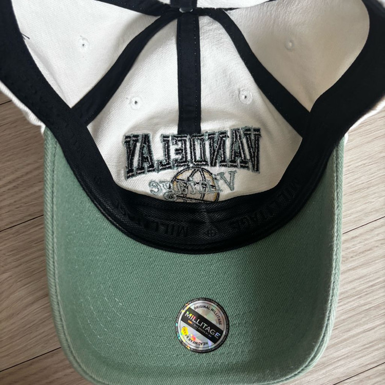 빈티지 민트 볼캡 모자 이미지