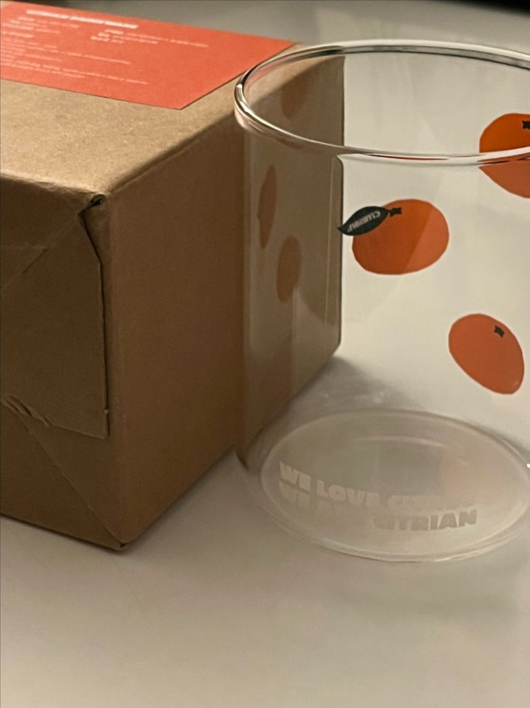 (새상품/2개) 내열 유리컵+플라스틱 컵 이미지