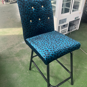 중고의자 호피무늬 회전빠의자 팝니다 이미지