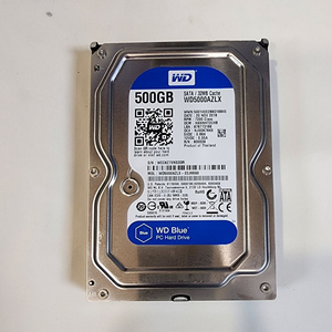 HDD 500GB WD 블루 + SATA3 케이블 이미지