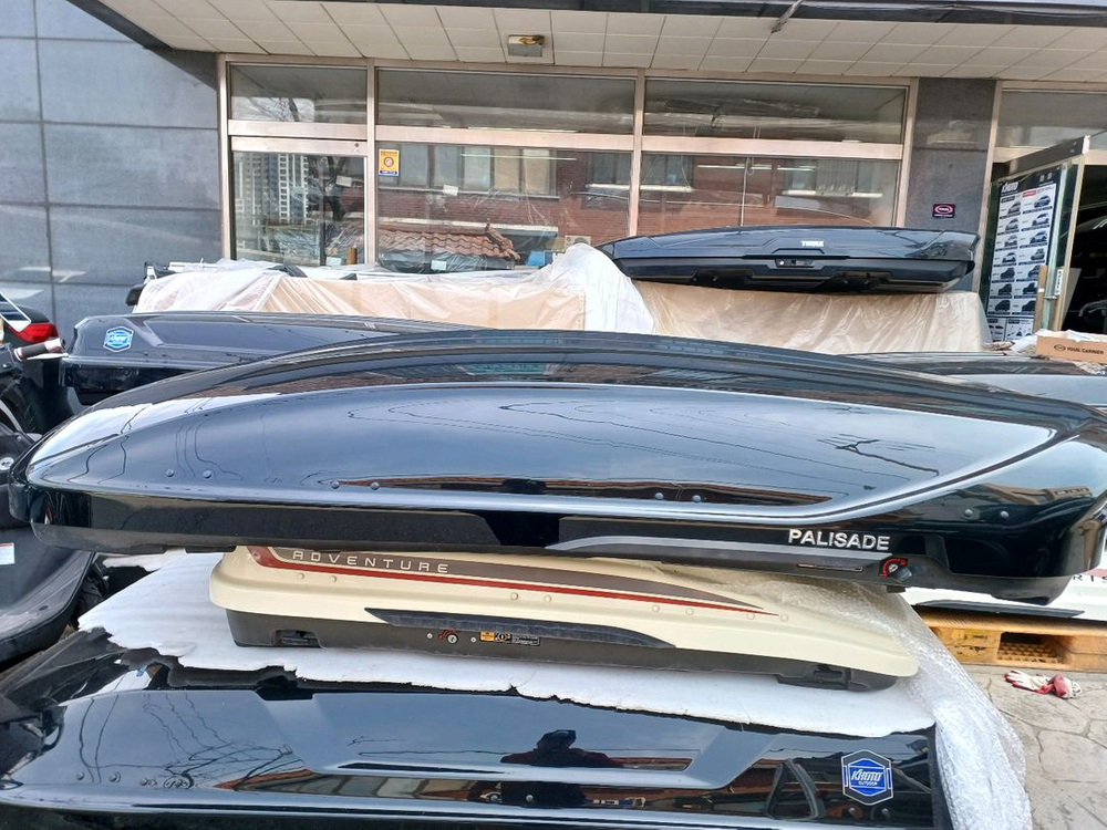 구형 팰리세이드 lx2 코토일체형루프박스 블랙 중고 이미지