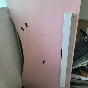 루나랩 1500 게이밍 컴퓨터 책상 상판 핑크 무료나눔 이미지