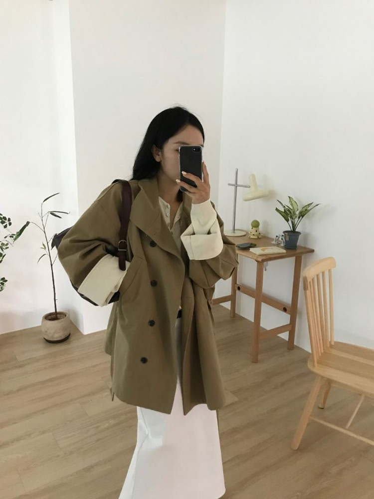 온워드 하프 트렌치코트 이미지