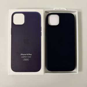 미사용 새제품)아이폰14플러스 가죽 케이스 잉크 이미지