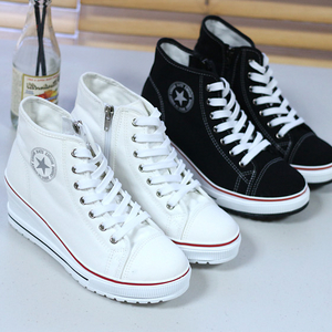 웨지힐 하이탑 스니커즈 이미지