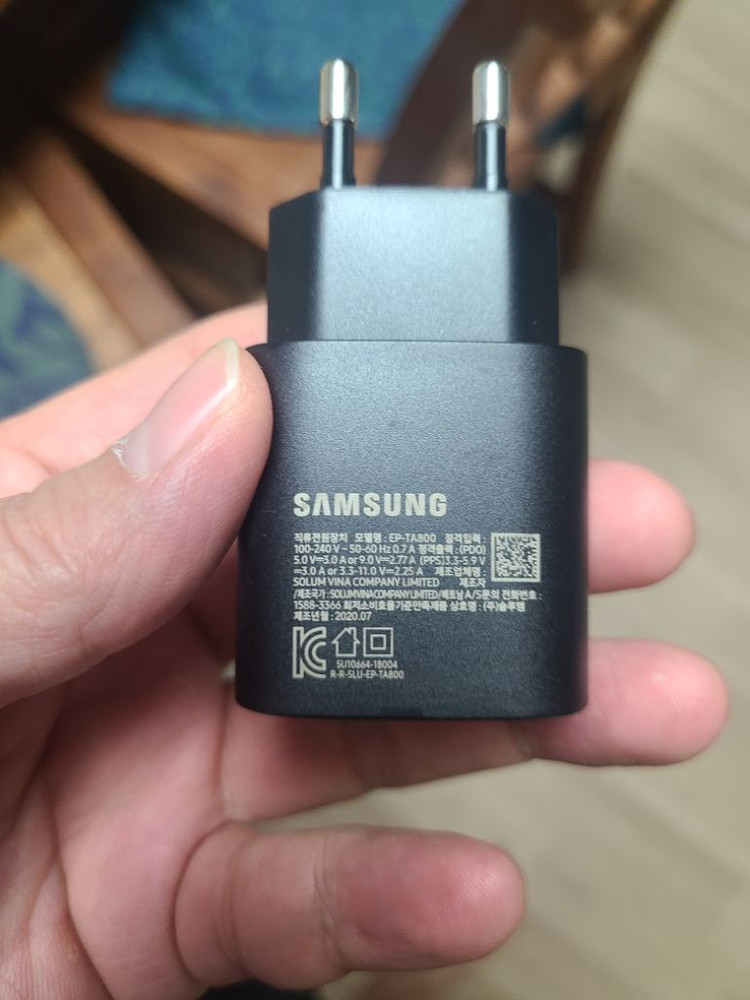 새상품)삼성정품 25W C타입 초고속충전기와CtoC케이블세트 핸드폰충전기 이미지