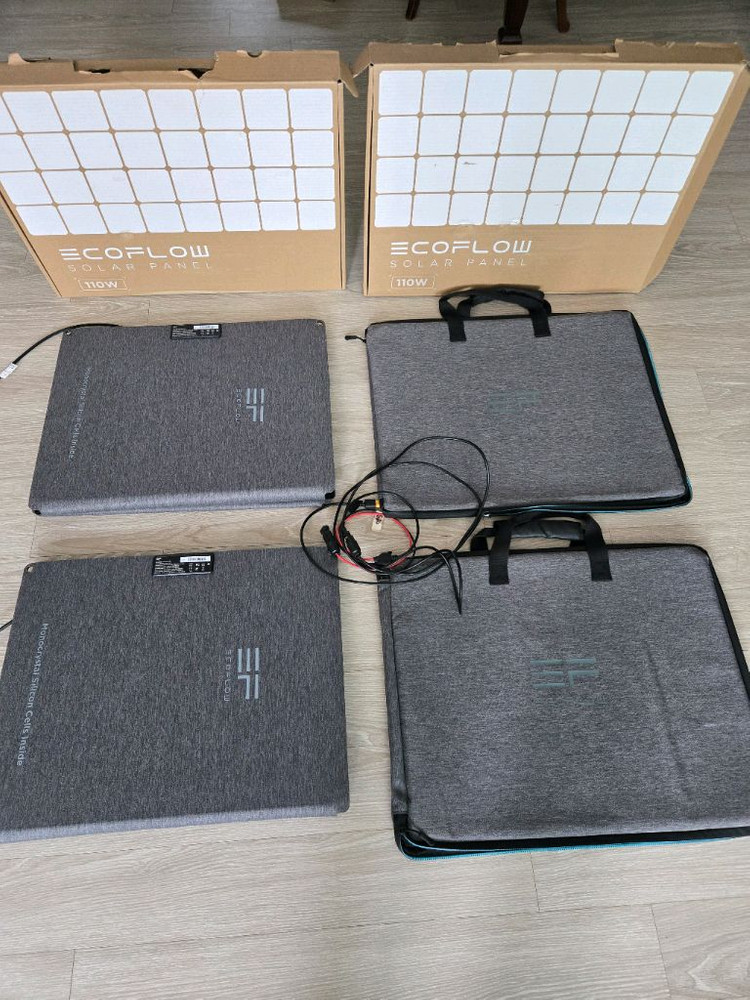 에코플로우 태양광패널 110w 2set 이미지