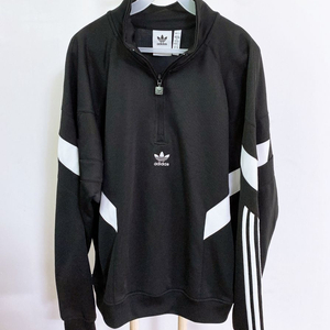 (M)아디다스남자오리지널불꽃루즈핏반집업맨투맨 이미지