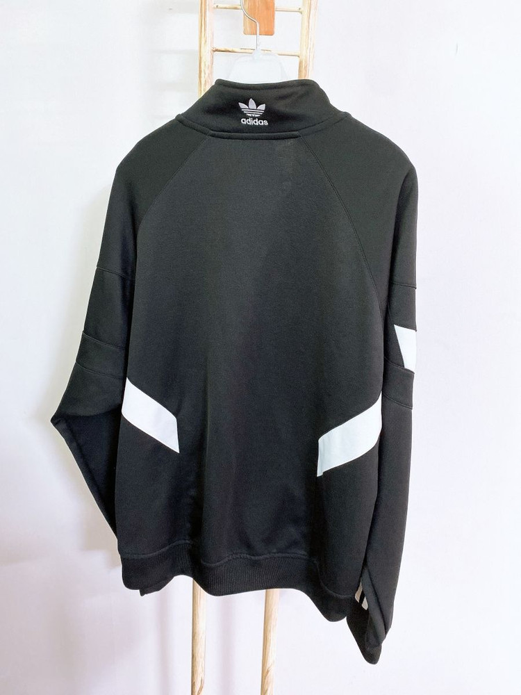 (M)아디다스남자오리지널불꽃루즈핏반집업맨투맨 이미지