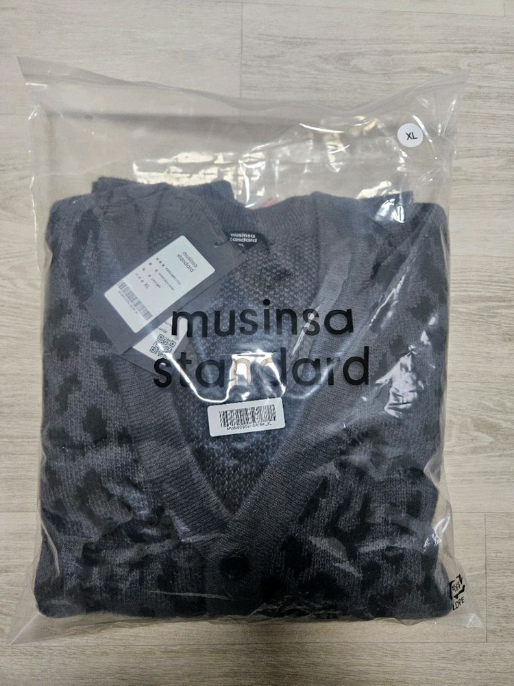 새상품 무신사 레오파드 모헤어 가디건 L 이미지