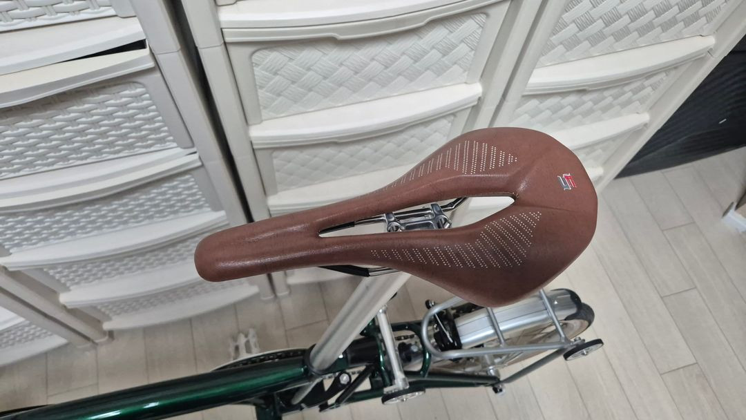 비올리 올리 레이싱 그린 팝니다. 트라이폴드 유사브롬톤 이미지