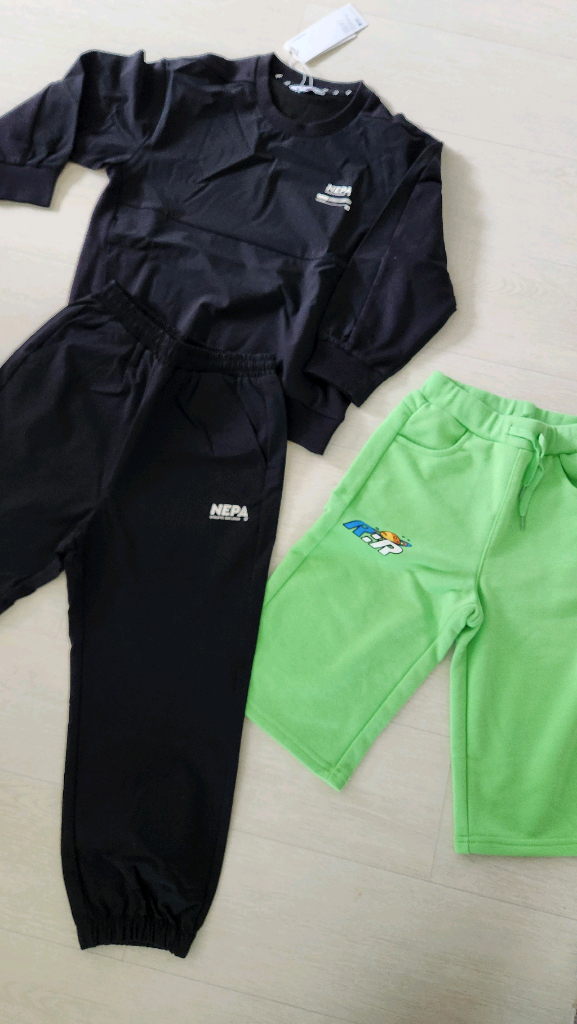 모두 새상품] 네파키즈 상하세트+알로봇 7부ㅣ블루독 헤지스 닥스 히로 빈폴 프렌치캣 뉴발란스 보보쇼즈 리미떼두두 갭 이미지