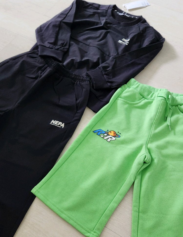 모두 새상품] 네파키즈 상하세트+알로봇 7부ㅣ블루독 헤지스 닥스 히로 빈폴 프렌치캣 뉴발란스 보보쇼즈 리미떼두두 갭 이미지