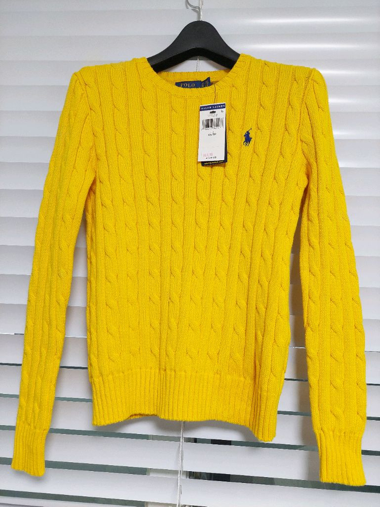 폴로랄프로렌 택새옷 케이블니트 꽈배기니트 스웨터 이미지