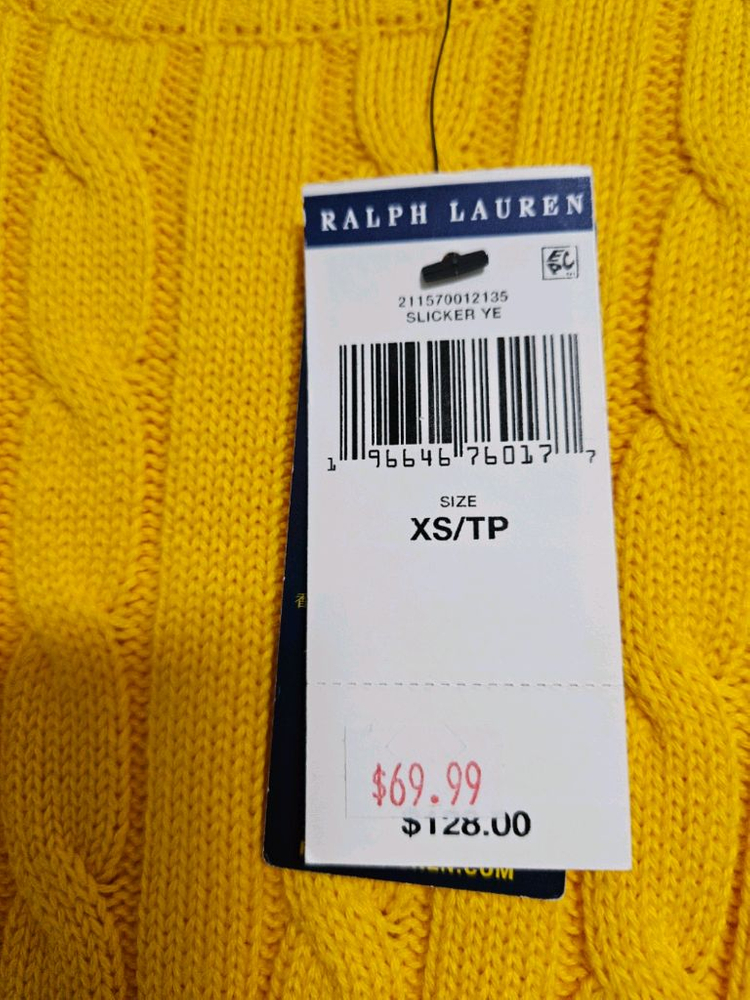 폴로랄프로렌 택새옷 케이블니트 꽈배기니트 스웨터 이미지