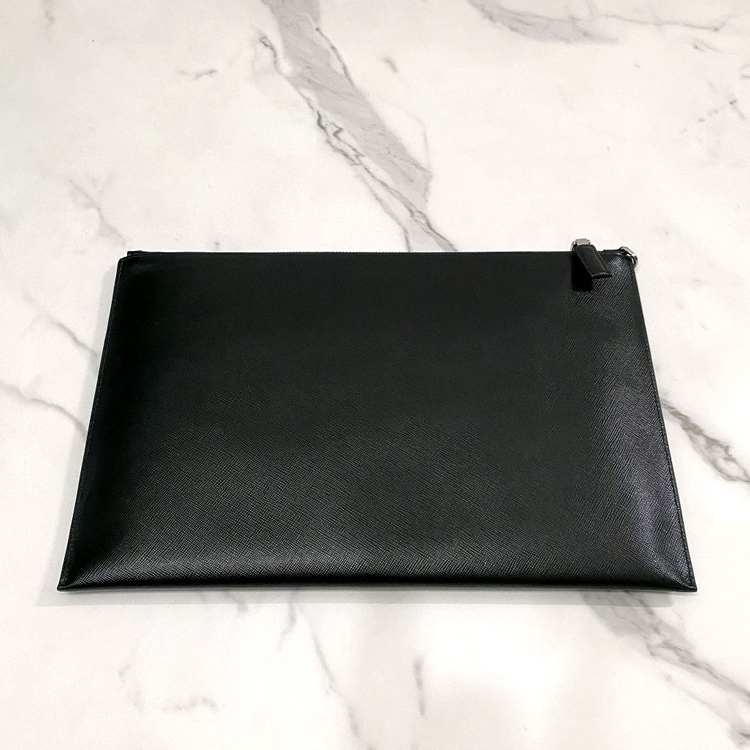 거의새것 프라다 사피아노 레더 삼각로고 클러치백 남성 가방 2NG001 이미지