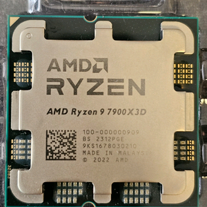 AMD 라이젠9 7900X3D CPU 이미지