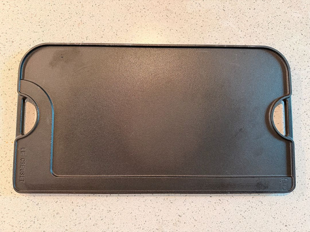 수입 르크루제 양면 무쇠그릴팬 새상품 (캠핑가능) 이미지