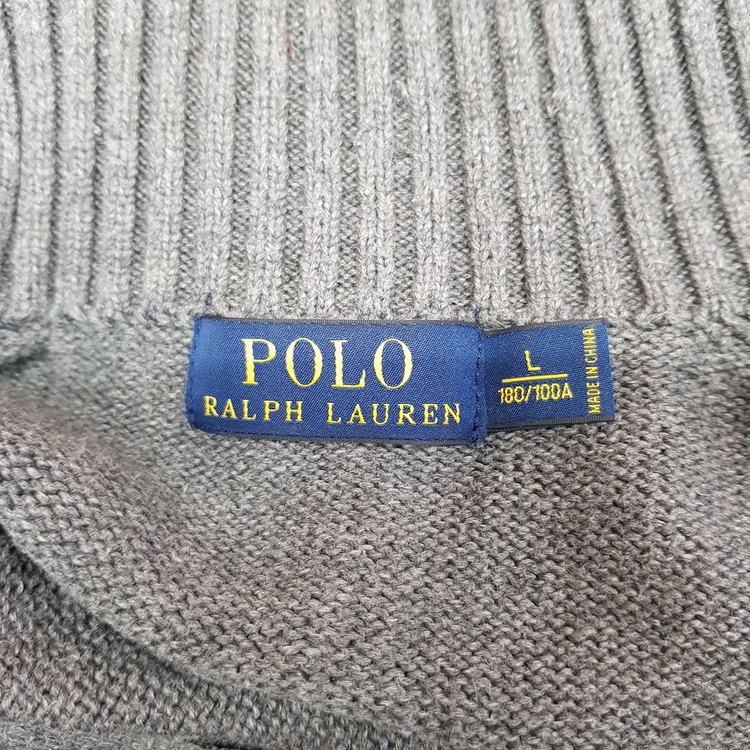 폴로 랄프로렌 POLO 하프집업 코튼 니트 L사이즈 이미지