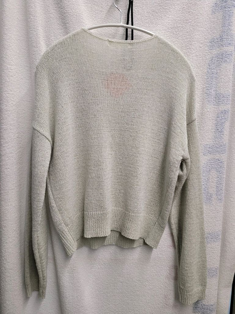 CLEN 얇은 V넥 니트 여성 이미지