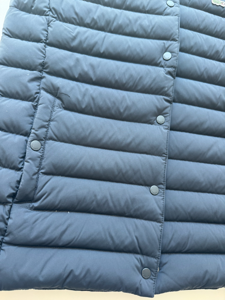 라코스테 패딩 조끼 블랙 이미지