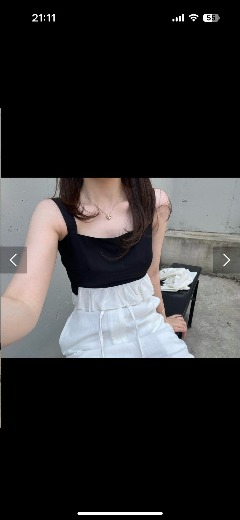 프릴 뷔스티에 이미지