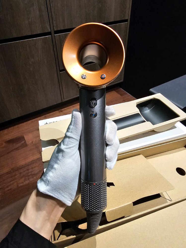 [미사용 신품/급처] 다이슨 슈퍼소닉 HD15 니켈/코퍼 이미지