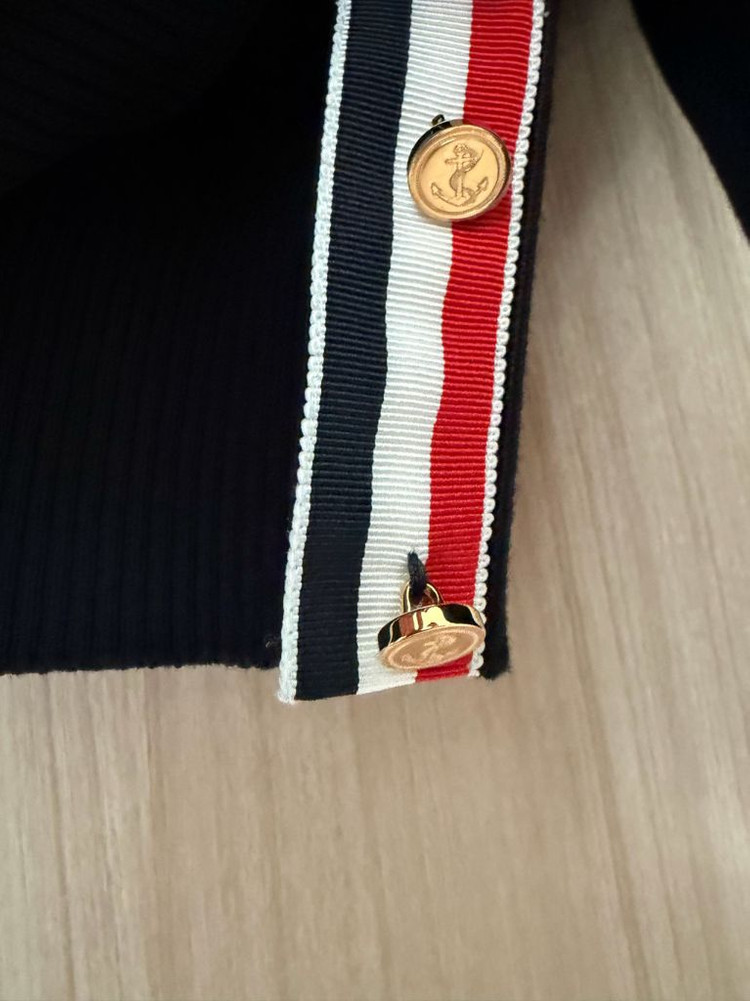 톰브라운 밀라노 스티치 금장 가디건 이미지