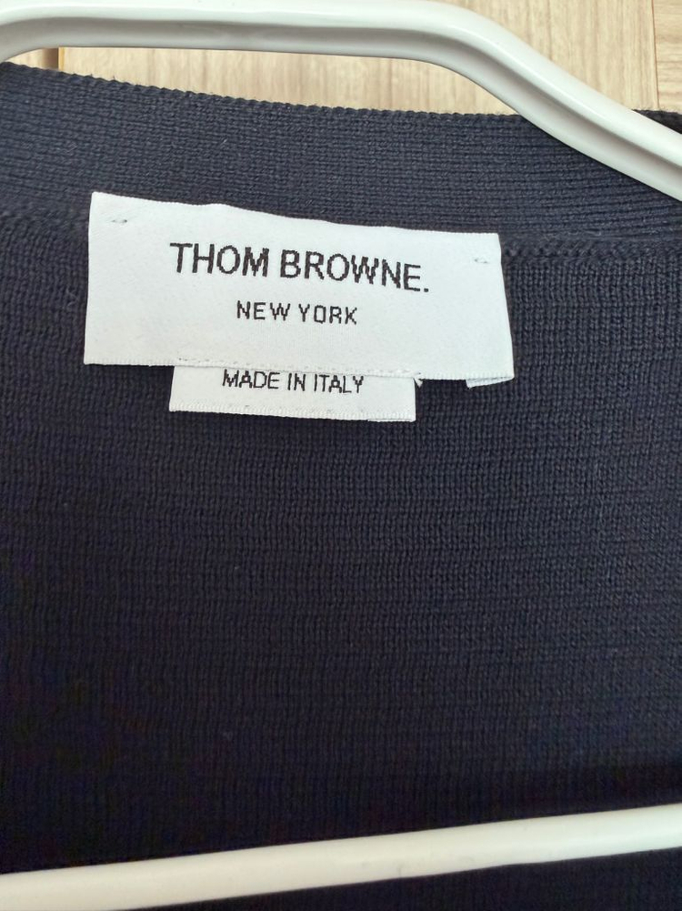 톰브라운 밀라노 스티치 금장 가디건 이미지