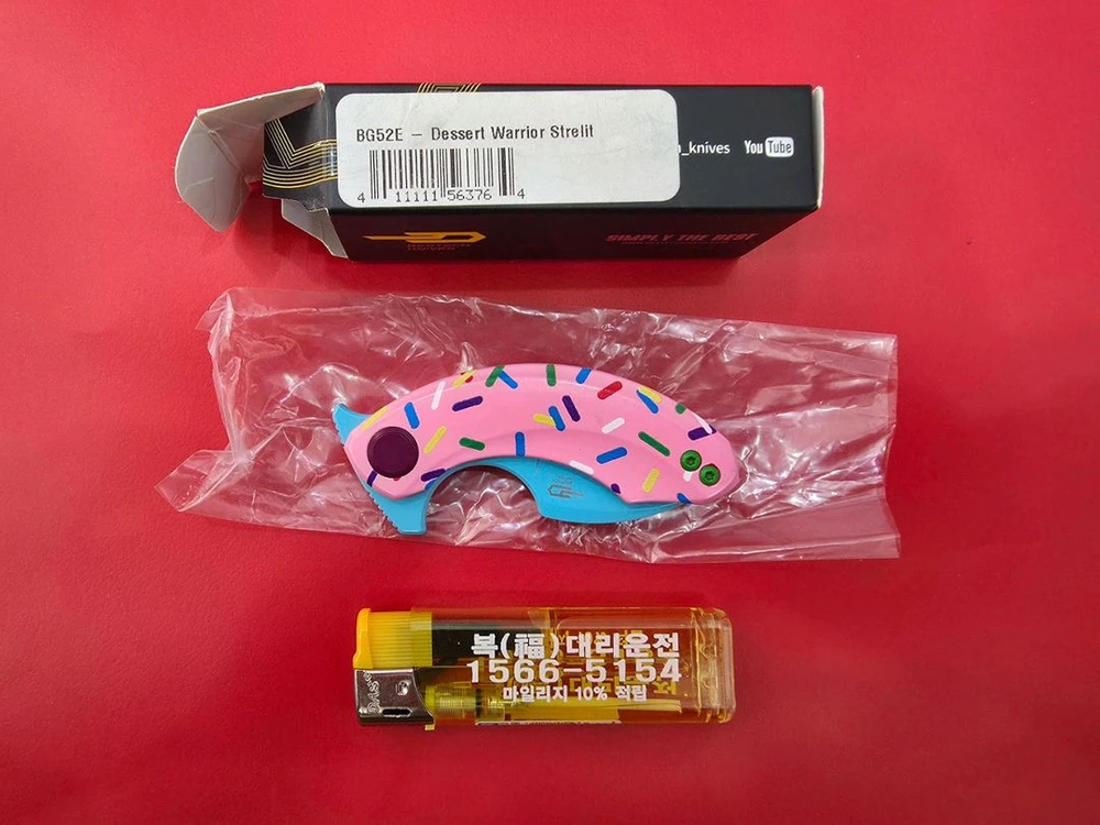 BESTECH KNIVES STRELIT Dessert Warrior 호크빌 폴딩나이프 이미지