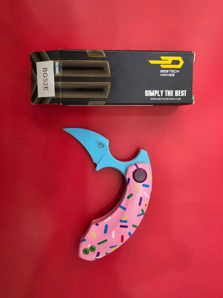 BESTECH KNIVES STRELIT Dessert Warrior 호크빌 폴딩나이프 이미지
