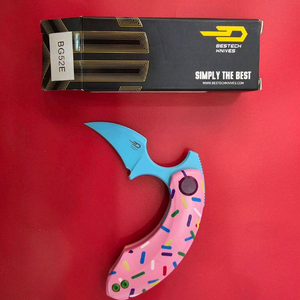 BESTECH KNIVES STRELIT Dessert Warrior 호크빌 폴딩나이프 이미지