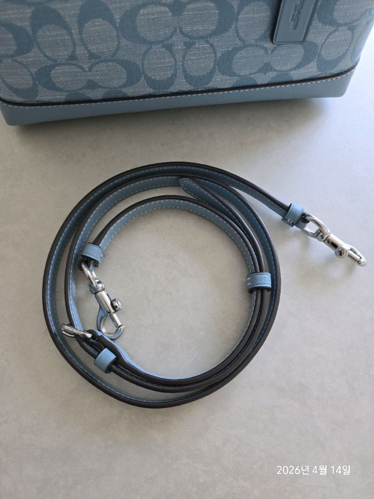 코치 시그니처 샴브레이 몰리 25 토트백 크로스백 이미지