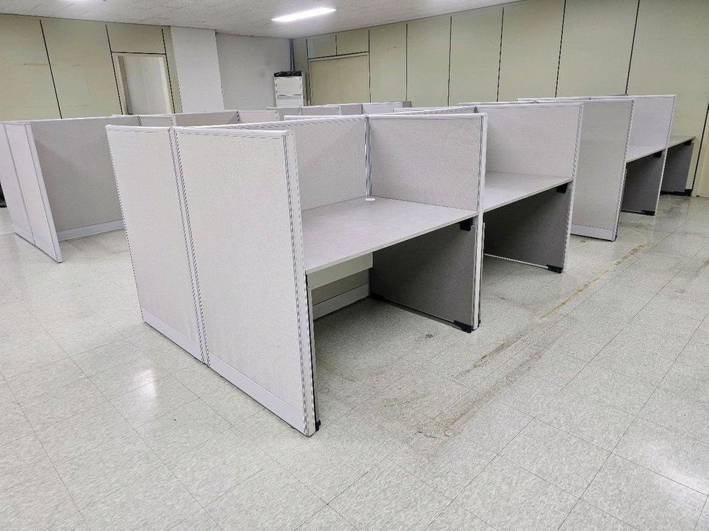 상담책상 카운터책상 인포 칸막이 중고 이미지