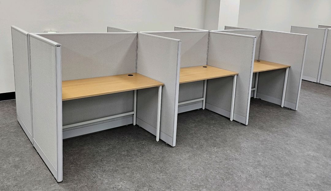 상담책상 카운터책상 인포 칸막이 중고 이미지